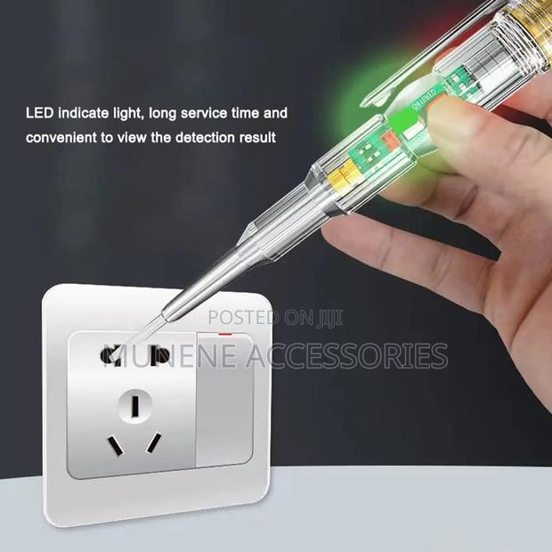 Voltage Tester Pen Power Brightness LED Light Electrical Screwdriver - main view