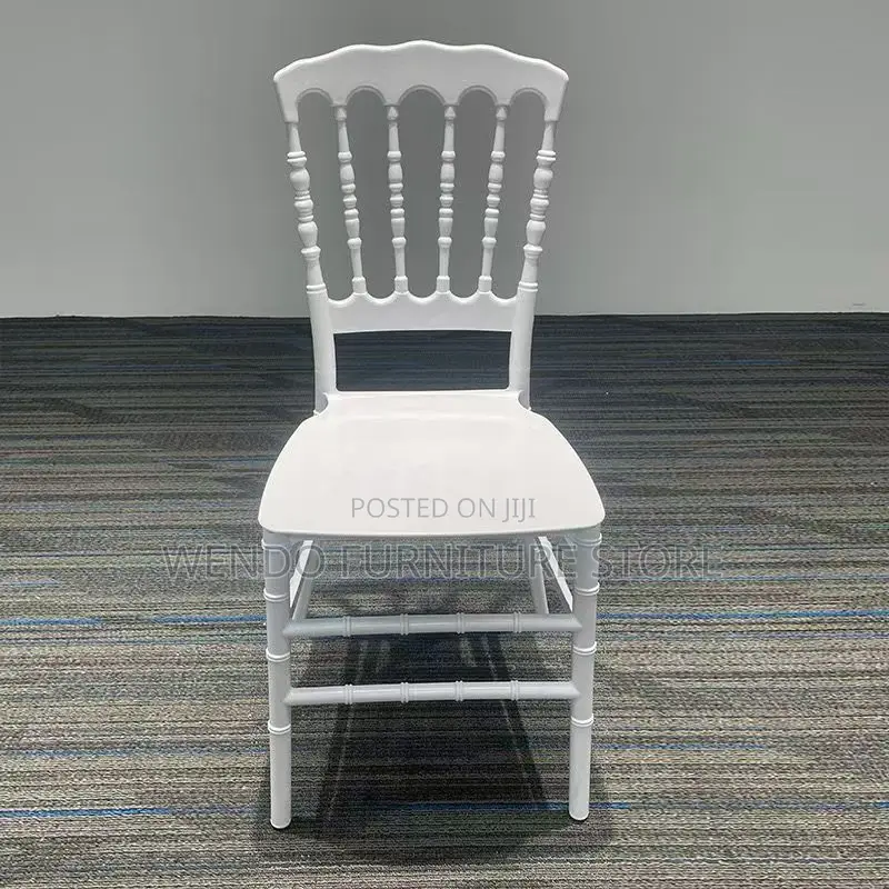 Dining Chairs; White Armless Ergonomic Dining Chairs