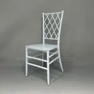 Dining Chairs; White Armless Ergonomic Dining Chairs