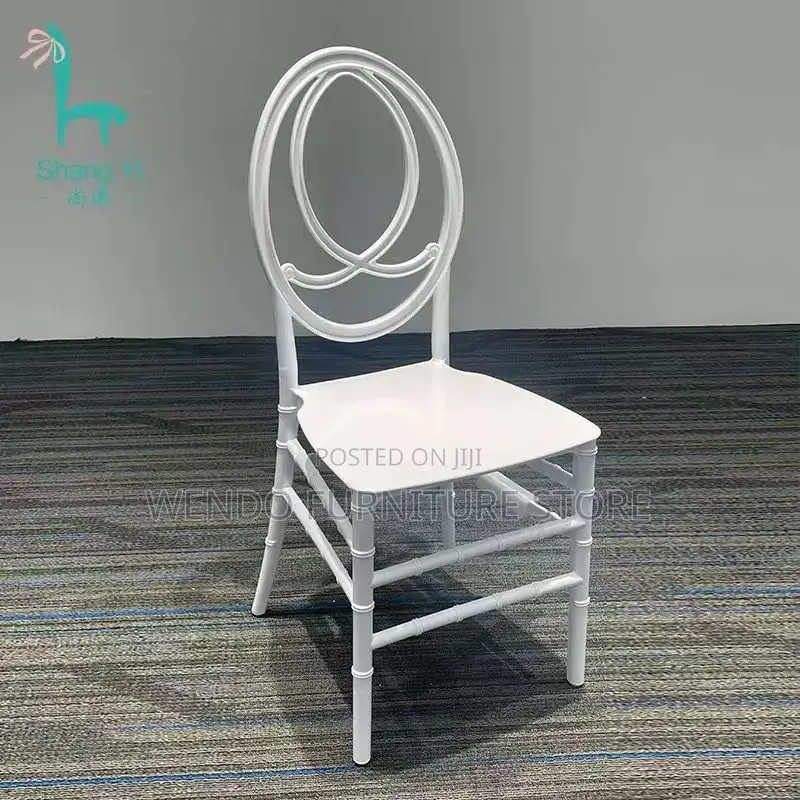 Dining Chairs; White Armless Ergonomic Dining Chairs