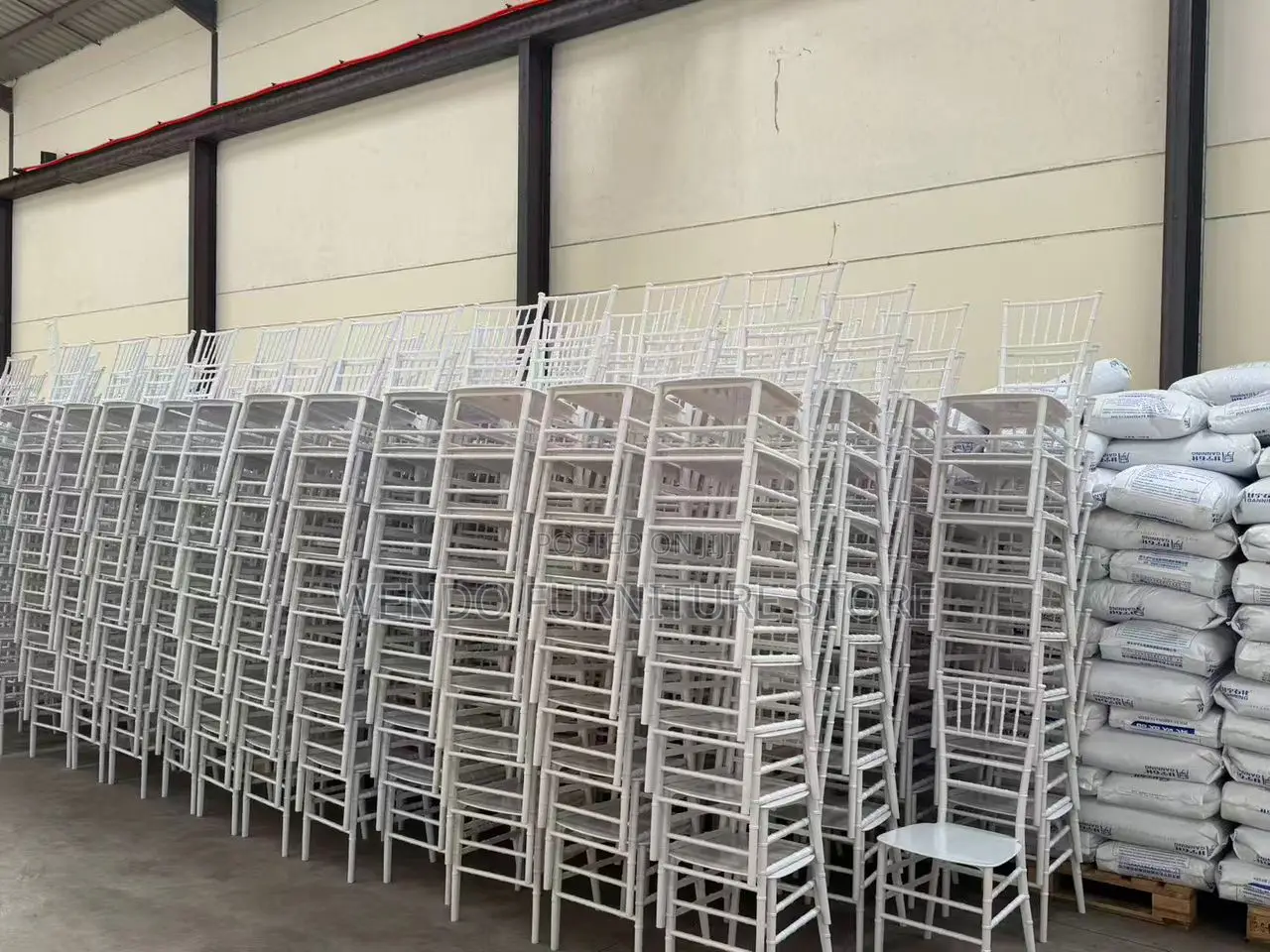 Dining Chairs; White Armless Ergonomic Dining Chairs