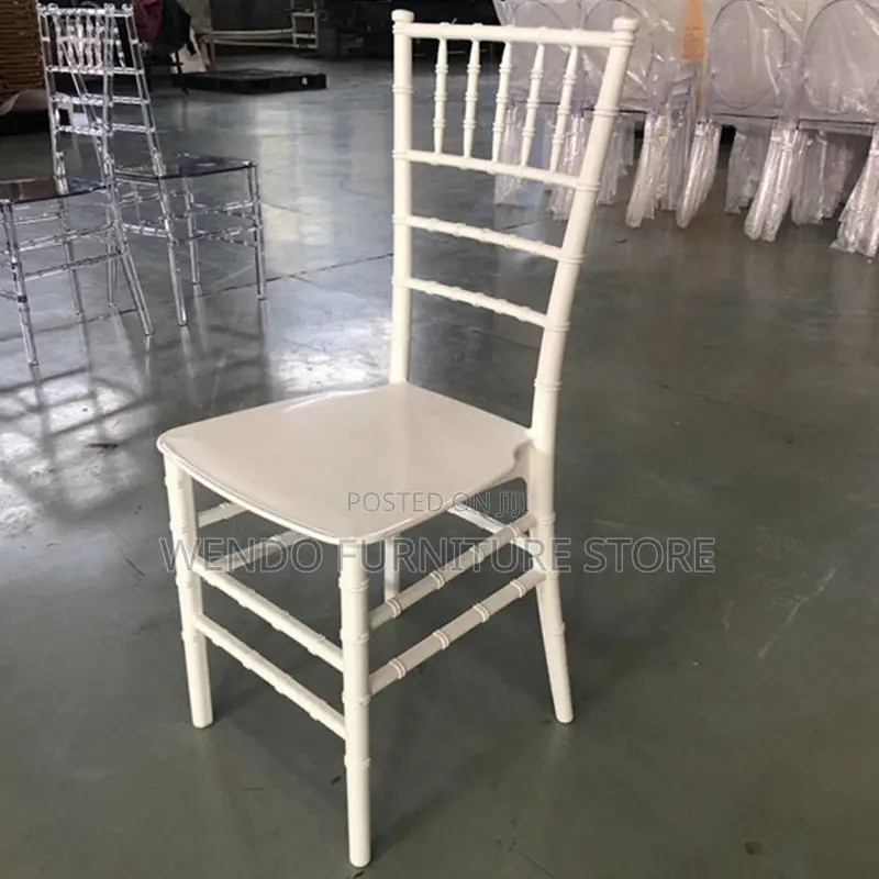 Dining Chairs; White Armless Ergonomic Dining Chairs