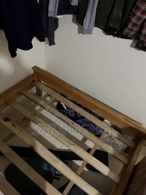 Wooden Used Bed