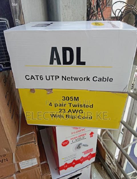 23awg Cat6 Utp Network Cable 305m