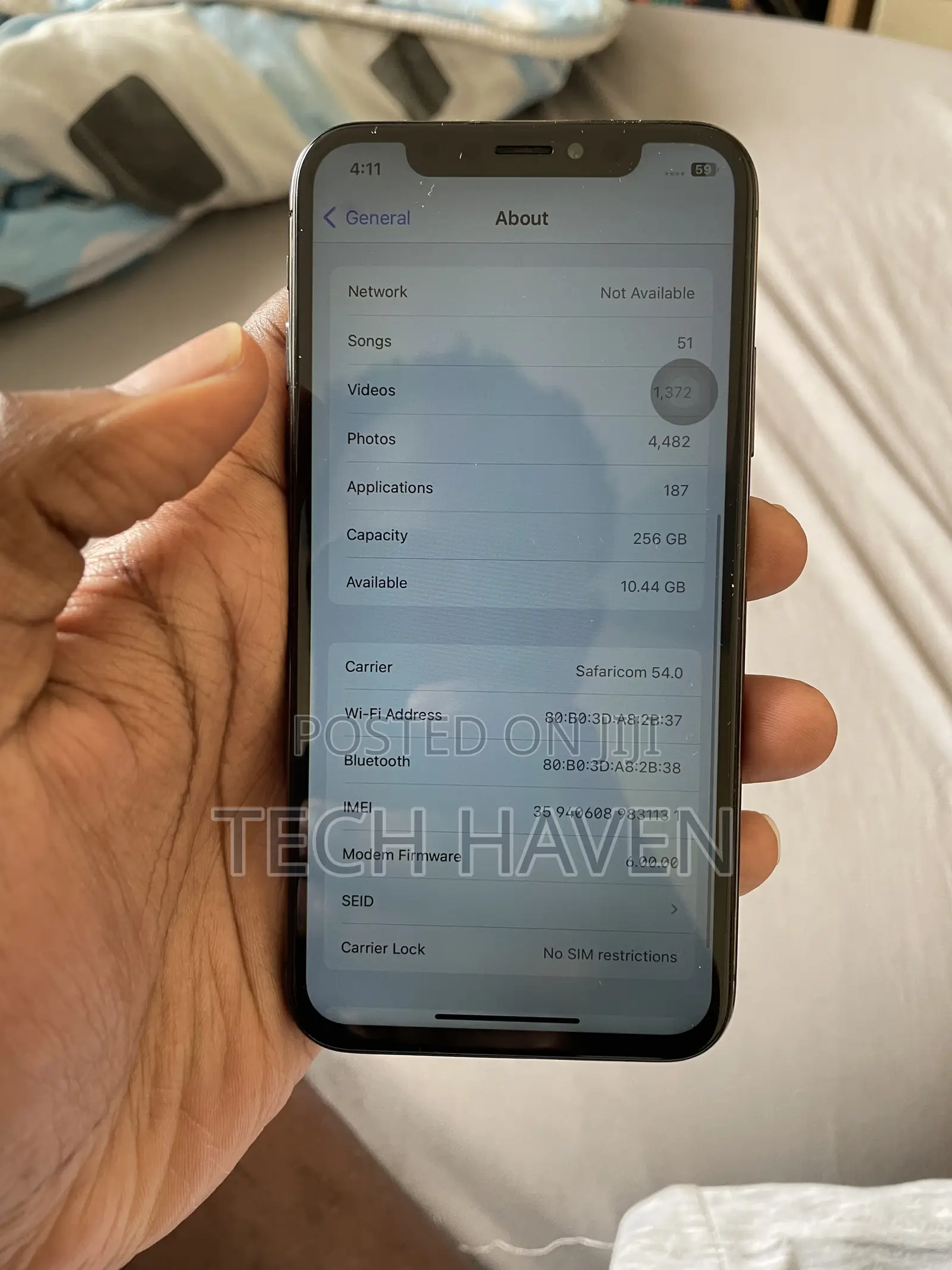 Apple iPhone X 256 GB Gray