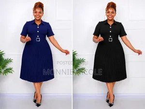 Fashion Yumi Pleated Dress. Elegant Funeral Dress