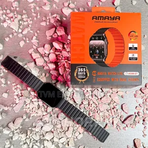 Amaya ASW-07 Black Smartwatch With Magnetic Strap