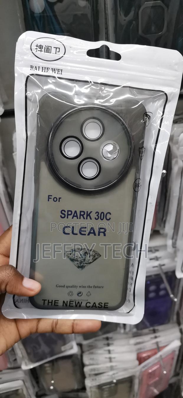 Tecno Spark 30C Features a Prominent Circular Camera Ring Cutout Case - main view