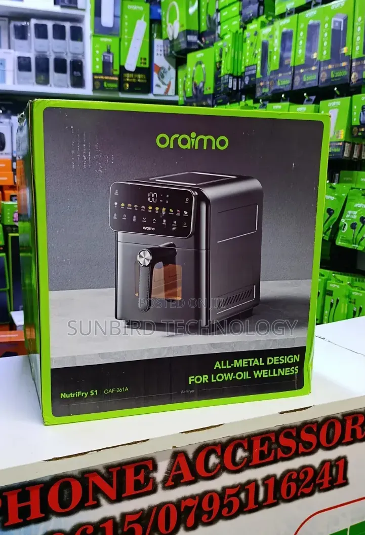 Oraimo Nutrifry S1 OAF-261A Airfryer.