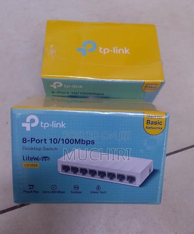 TP-Link LS1008 Compact 8-Port Fast Ethernet Desktop Switch - main view