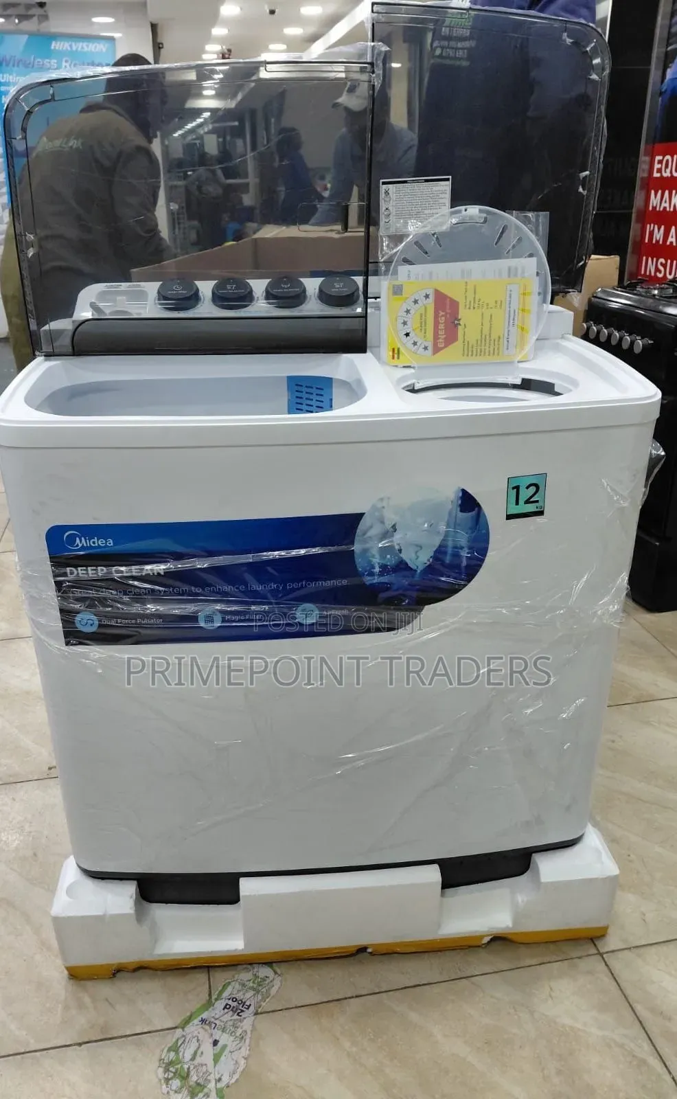 Midea 14KG Twin Tub Washing Machine – Wash More, Save Time