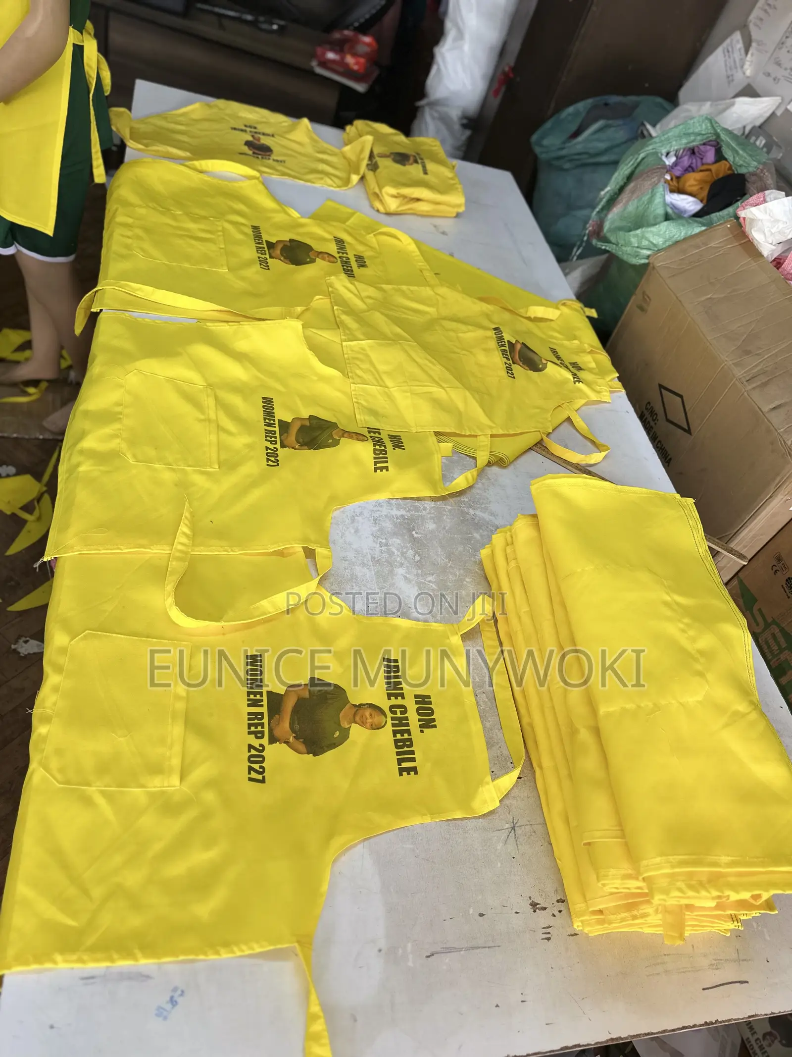 Aprons Branded for Campaigns