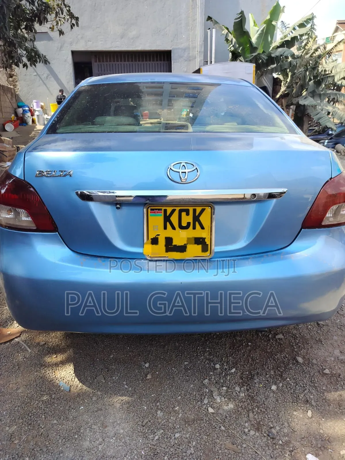 Toyota Belta 2009 Blue