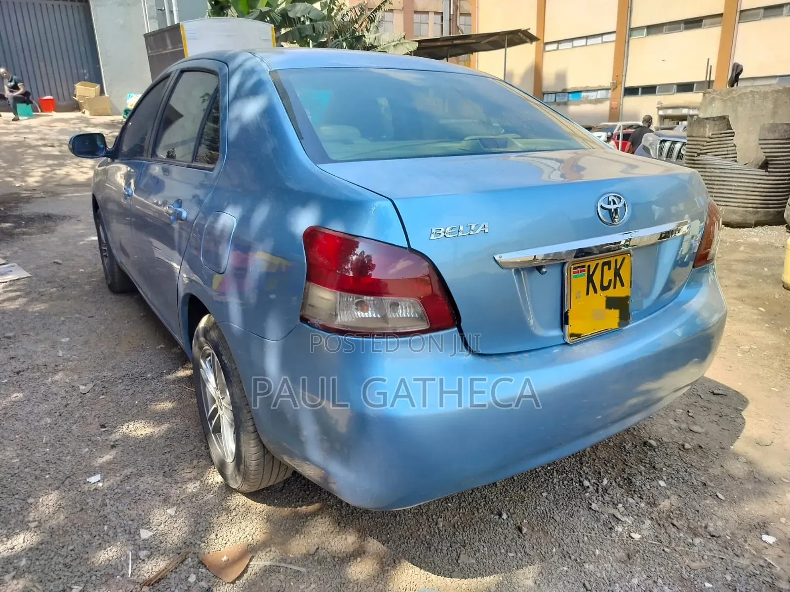 Toyota Belta 2009 Blue