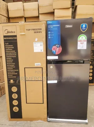 Midea 128L Double Door Fridge Freezer – Reliable Cooling in a Compact