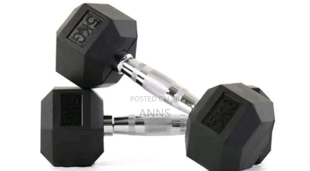 Hexagonal Dumbbells 5kg