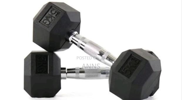 Hexagonal Dumbbells 5kg