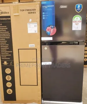 Midea 173 Litres Double Door Fridge – Smart Storage for Your Kitchen