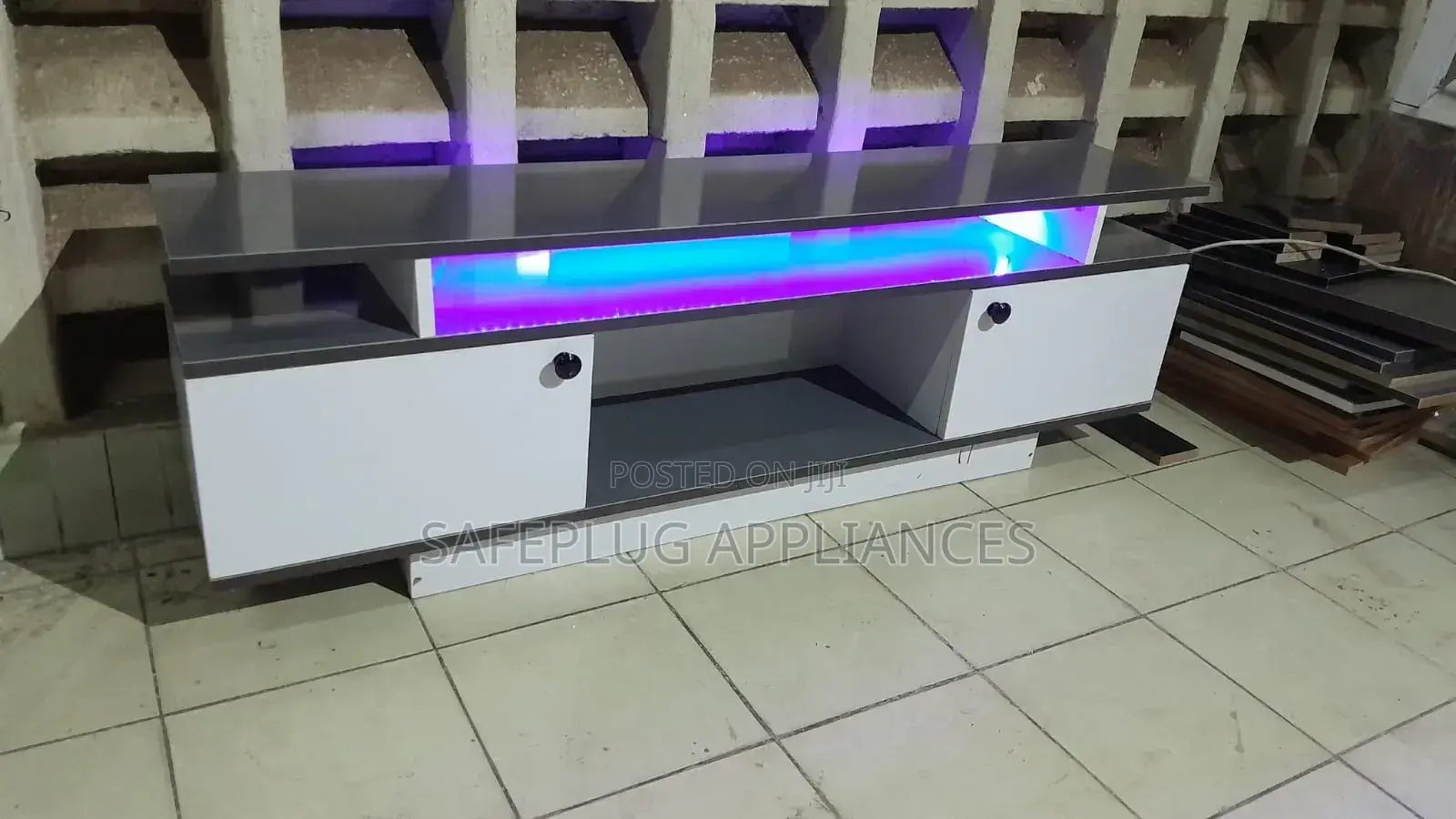 Oslo 5ft Entertainment TV Cabinet With Spacious Storage Shelves