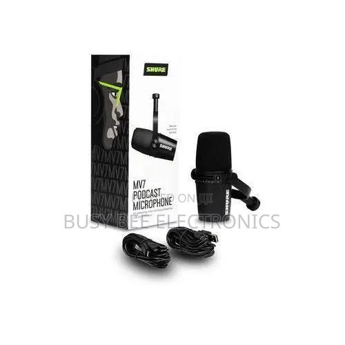 Shure MV7 Podcast Microphone (Black)
