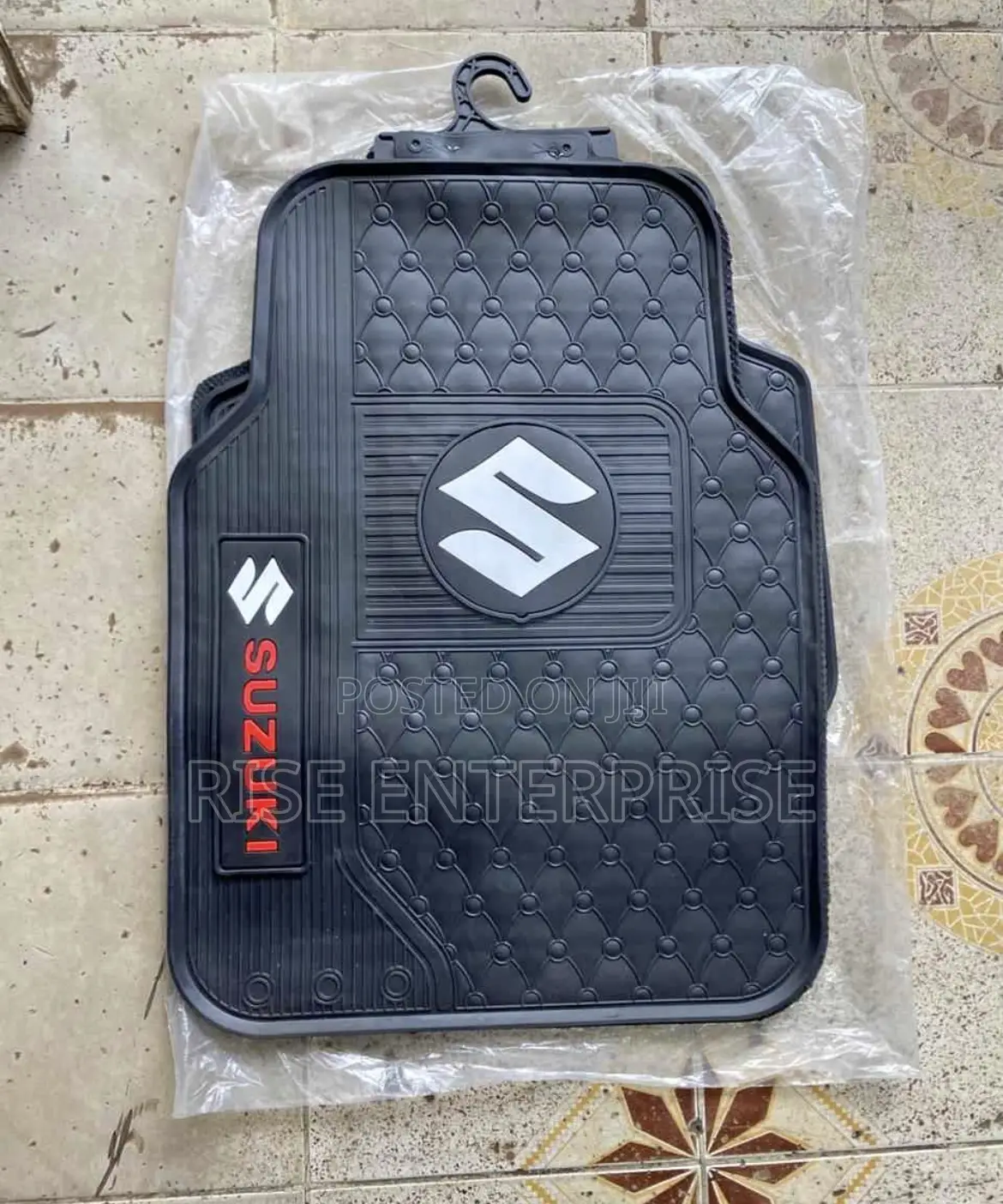 Suzuki Rubber Branded Car Mats-5 Pieces