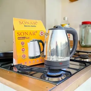 Secure Automatic Shut-Off Stainless Steel Electric Kettle