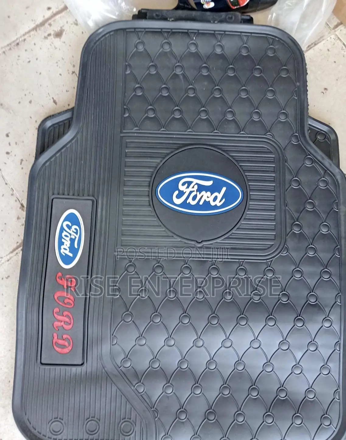 Ford Branded Rubber Car Mats -5 Piece
