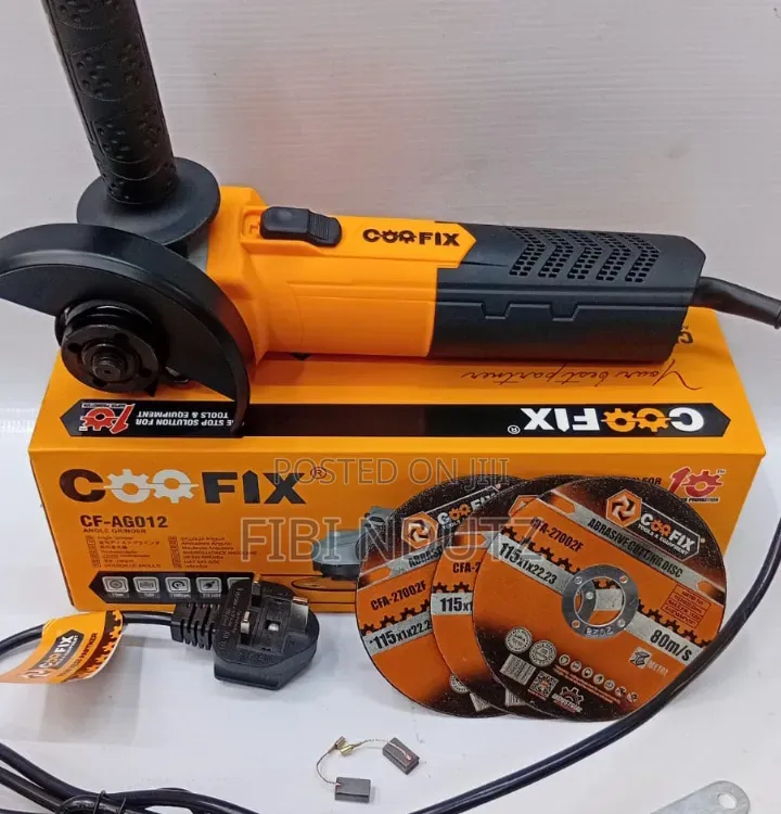 Coofix. 4.5 Grinder With Three
Cutting Disc/4Inch Angle Grinder