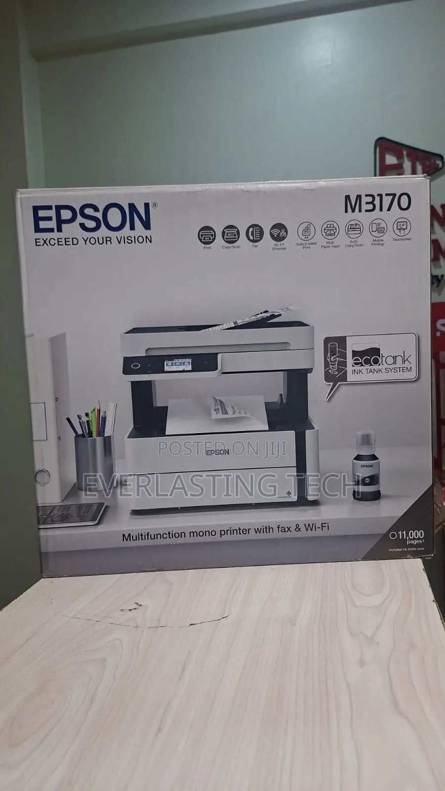 Epson Ecotank M3170 Mono Printer