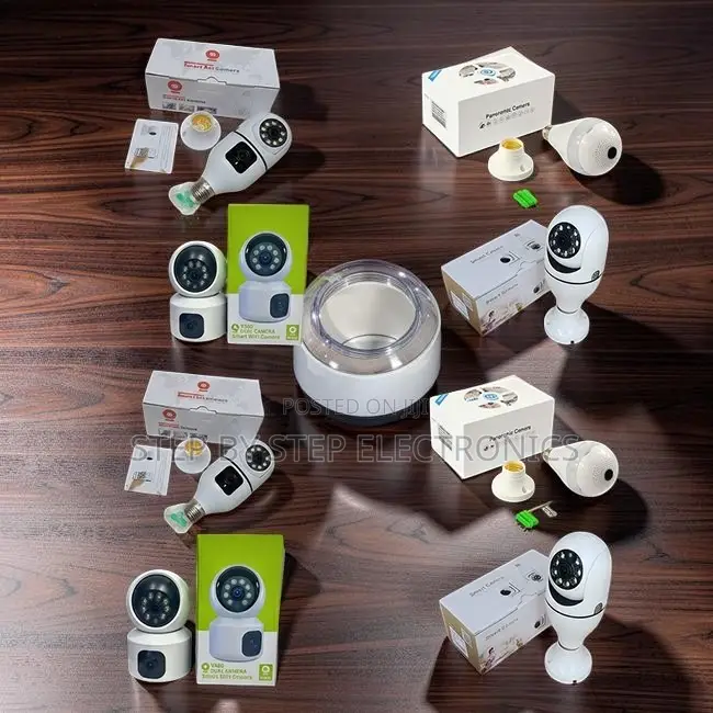 Enhanced Rotating Single Dual Lens Wifi Bulb Cameras-Wholesale Price