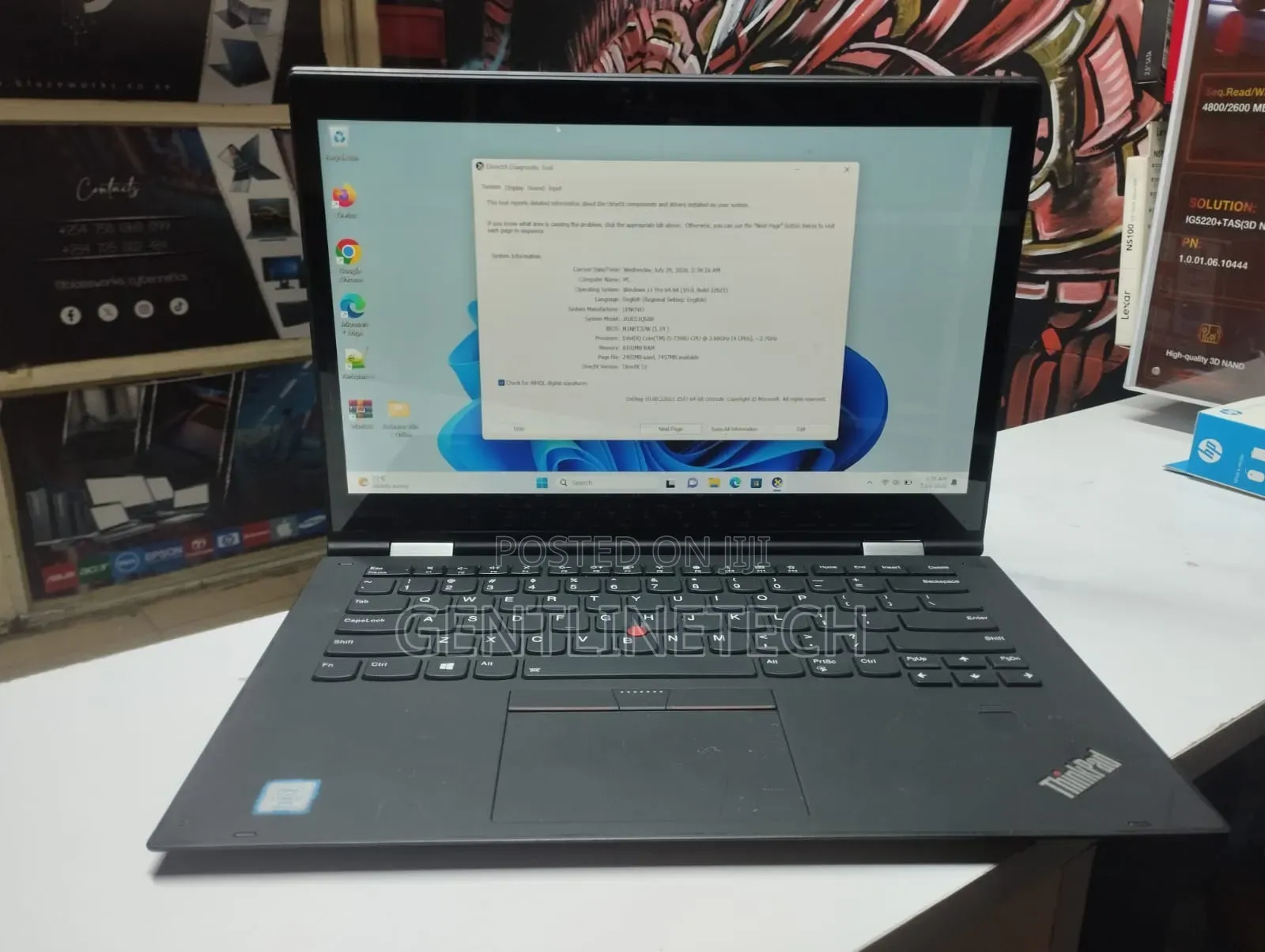 Laptop Lenovo ThinkPad X1 Yoga 8GB Intel Core i5 SSD 256GB
