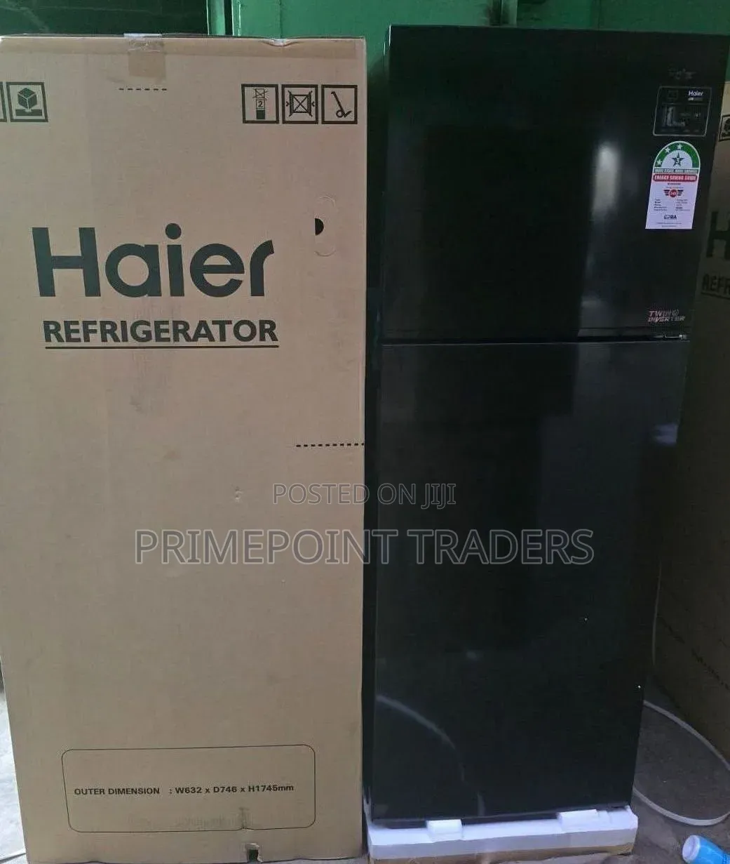 Haier 333L 3-Star Double Door No-Frost Refrigerator – Spacious 