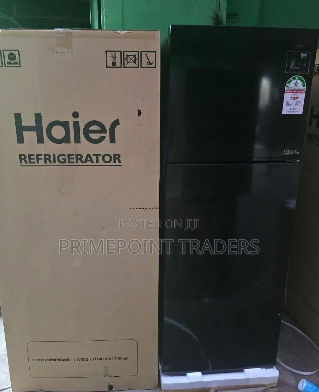 Haier 333L 3-Star Double Door No-Frost Refrigerator – Spacious 