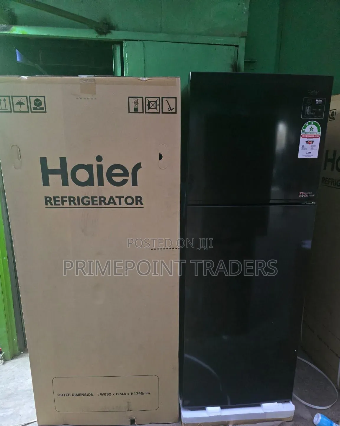 Haier 353L 3-Star Inverter Double Door No-Frost Refrigerator – Ef