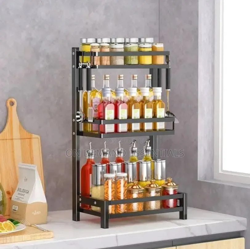 3-Tier Multi Function Spices Storage Rack