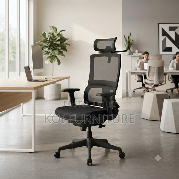 Office Chairs; Orthopedic High Back Executive Office Functional Seat - thumbnail 2