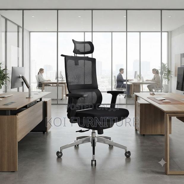 Office Chairs; Orthopedic High Back Executive Office Functional Seat - thumbnail 4
