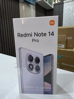 New Xiaomi Redmi Note 14 Pro 256 GB Black