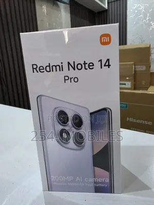 New Xiaomi Redmi Note 14 Pro 256 GB Black