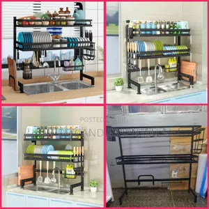 Double Layer Over the Sink Dish Rack