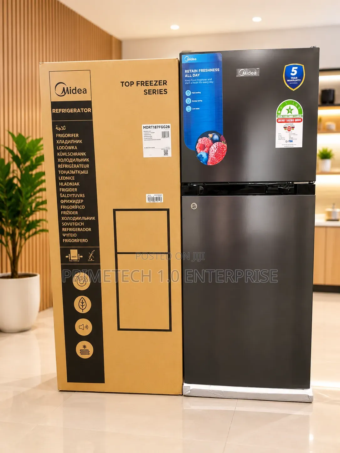Midea 128 Litres Fridge-Refrigerator