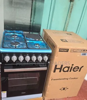 Haier 50×60 3 Gas + 1 Electric Cooker – Versatile Cooking Made Easy