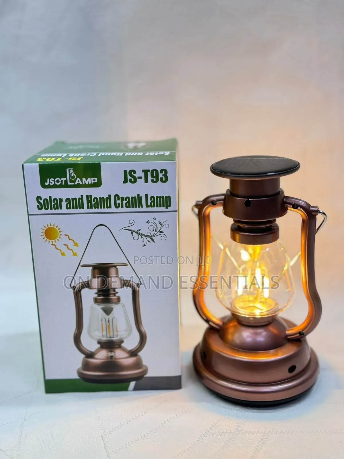 3 in 1 Solar/Rechargeable /Manual Lantern Lamp