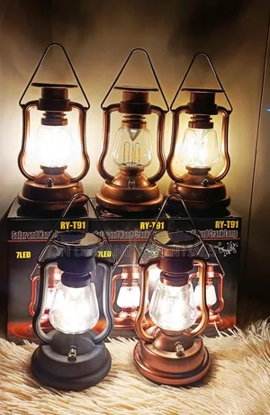 3 in 1 Solar/Rechargeable /Manual Lantern Lamp