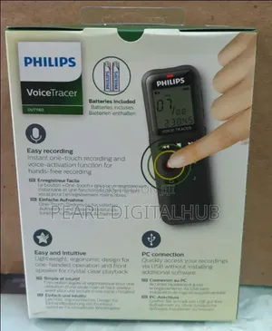 Phillips DVT 1160 Voice Tracer/Audio Recorder