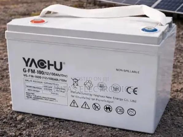 Yachu 12V 100Ah Multifunctional Solar Gel Battery - main view