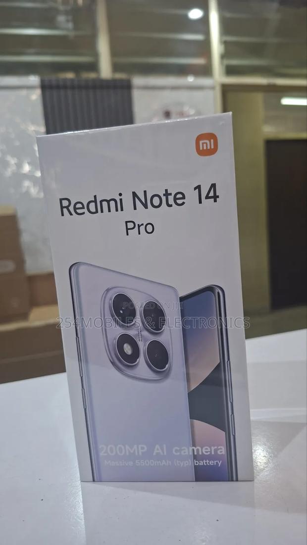 New Xiaomi Redmi Note 14 Pro 256 GB Black - main view