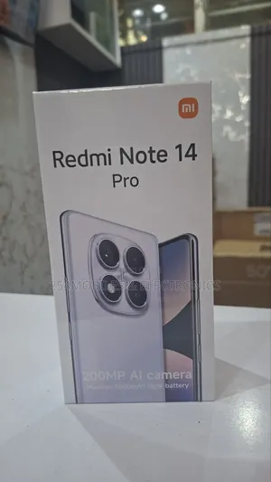 New Xiaomi Redmi Note 14 Pro 256 GB Black