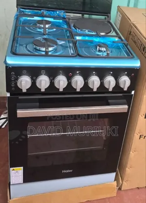 Haier 50*60 3Gas + 1Electric Cooker With Electric Oven
