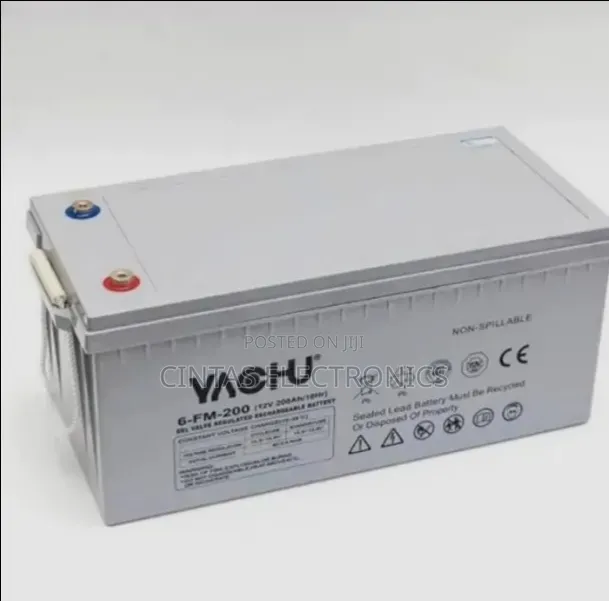 YACHU 12V 200aH Solar Gel Battery